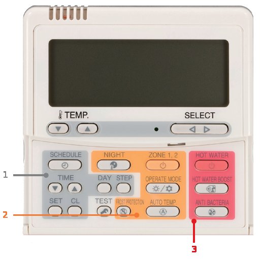 Sterownik pompy ciepła Estia Toshiba